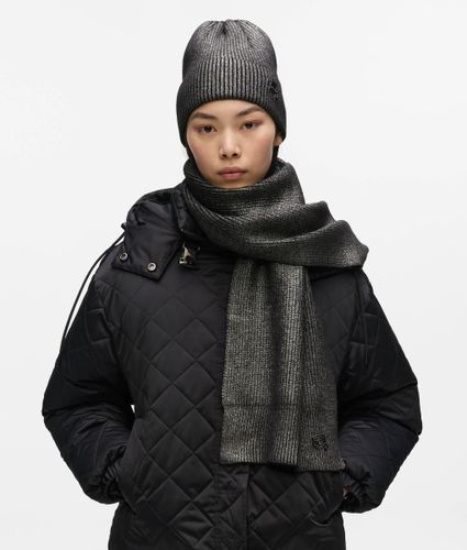 Coffret Cadeau Bonnet Et Écharpe Métallisés Ikon, , , Taille: One Size - Karl Lagerfeld - Modalova