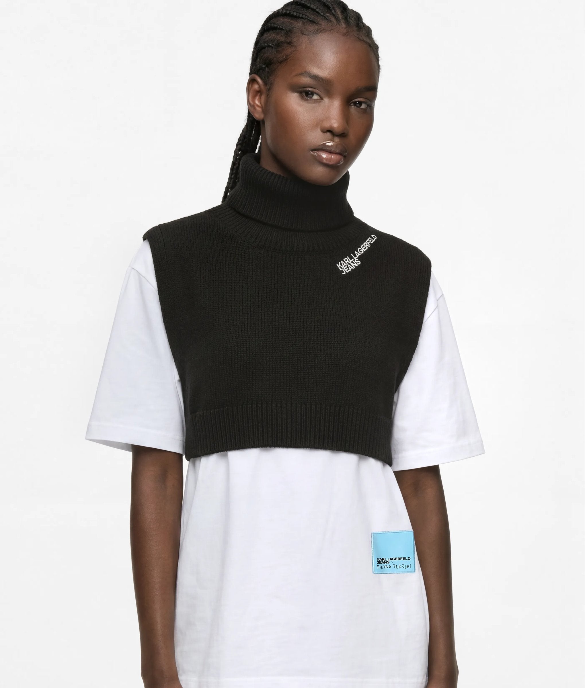 Écharpe À Plastron À Logo, , , Taille: One Size - KL Jeans - Modalova