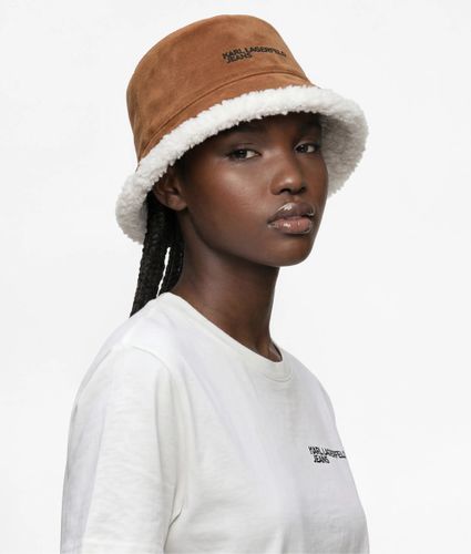 Bob Réversible En Daim, , , Taille: One Size - KL Jeans - Modalova