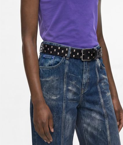 Ceinture Cloutée En Cuir Avec Des Clous, , , Taille: 65 - KL Jeans - Modalova