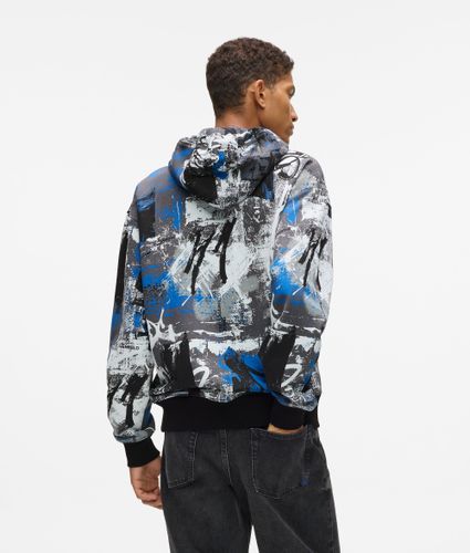 Sweat À Capuche Effet Peinture Intégral, , , Taille: Xs - KL Jeans - Modalova