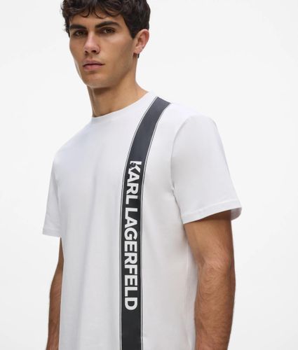 T-shirt De Pyjama À Logo Vertical, , , Taille: S - Karl Lagerfeld - Modalova