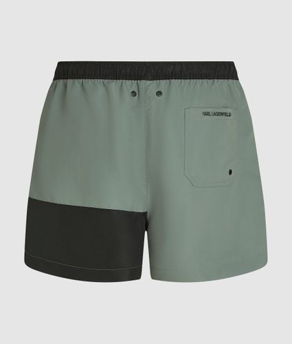 Short De Bain Contrasté Rue St-guillaume, , , Taille: M - Karl Lagerfeld - Modalova