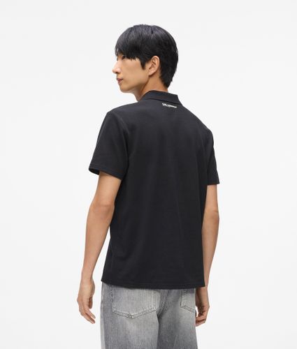 Polo À Épingle Monogram, , , Taille: Xs - Karl Lagerfeld - Modalova