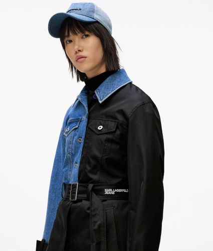 Trench Avec Empiècement En Denim, , -, Taille: Xs - KL Jeans - Modalova