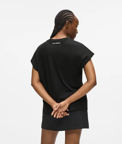 T-shirt Rue St-guillaume Pailleté, , , Taille: Xs - Karl Lagerfeld - Modalova
