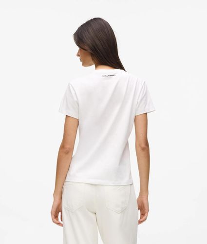T-shirt À Paillettes Rue St-guillaume, , , Taille: Xs - Karl Lagerfeld - Modalova