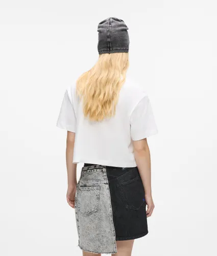 T-shirt Cropped Avec Motif Graffiti, , , Taille: Xs - KL Jeans - Modalova