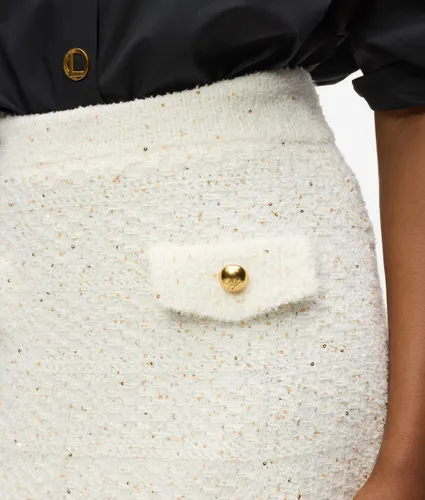 Jupe En Maille Bouclée, , , Taille: Xs - Karl Lagerfeld - Modalova