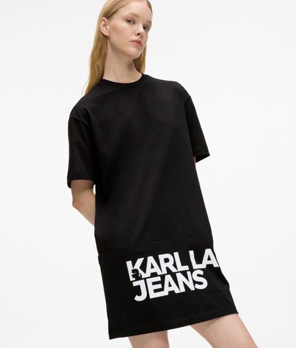 Robe T-shirt À Logo, , , Taille: Xs - KL Jeans - Modalova