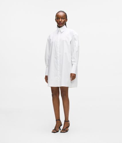Robe-chemise À Pan Plissé, , , Taille: 38 - Karl Lagerfeld - Modalova