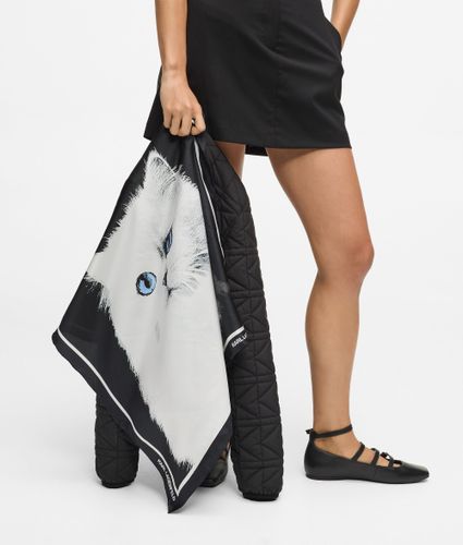 Écharpe En Soie Ikon Choupette, , , Taille: One Size - Karl Lagerfeld - Modalova