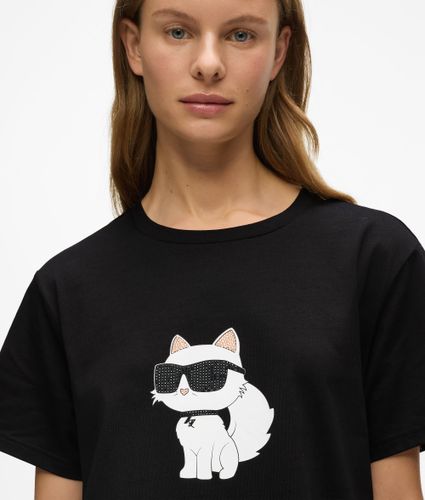 Chemise De Nuit Ikon Avec Strass, , , Taille: Xs - Karl Lagerfeld - Modalova
