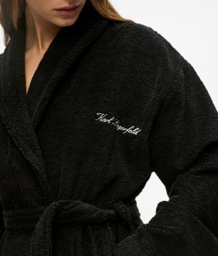 Peignoir En Tissu Velours, , , Taille: S/m - Karl Lagerfeld - Modalova