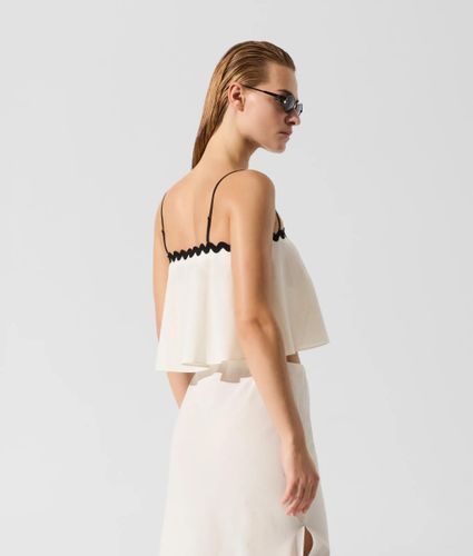 Débardeur De Plage À Bords Festonnés, , , Taille: Xs - Karl Lagerfeld - Modalova