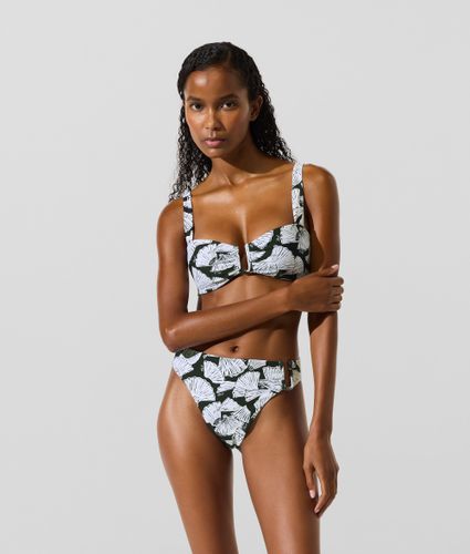 Bas De Bikini De Bain Imprimé Éventails, , -, Taille: Xs - Karl Lagerfeld - Modalova