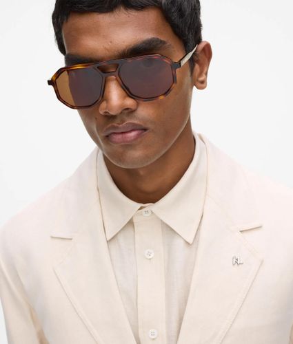 Blazer En Lin, , , Taille: 46 - Karl Lagerfeld - Modalova