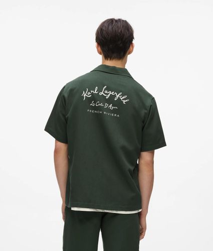 Chemise Côte D'azur À Manches Courtes, , , Taille: Xs - Karl Lagerfeld - Modalova