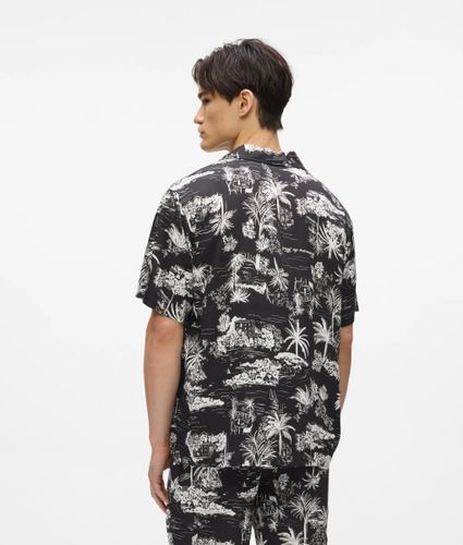 Chemise À Manches Courtes Avec Imprimé Sur L'ensemble, , , Taille: Xs - Karl Lagerfeld - Modalova