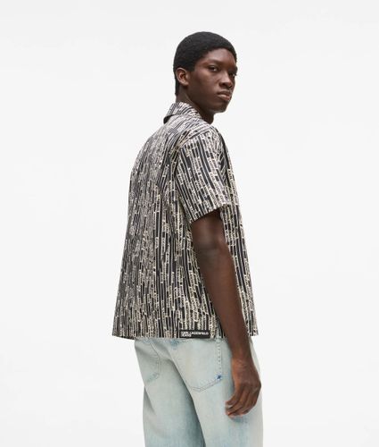 Chemise À Manches Courtes Avec Imprimé Logo, , , Taille: Xs - KL Jeans - Modalova