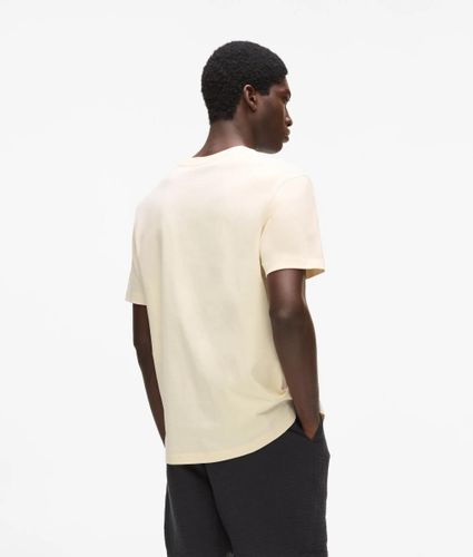 T-shirt Avec Logo Rayé, , Gris À Calotte Blanche, Taille: Xs - KL Jeans - Modalova