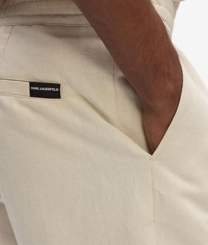 Pantalon De Costume En Lin, , , Taille: Xs - Karl Lagerfeld - Modalova