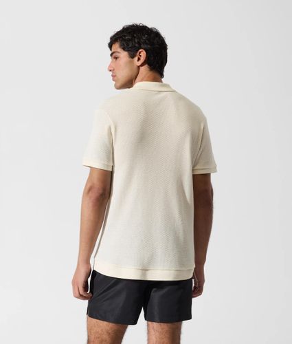 Polo En Crochet Avec Monogram Métallique, , , Taille: S - Karl Lagerfeld - Modalova