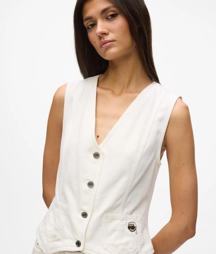 Manteau En Denim Ikon, , , Taille: Xs - Karl Lagerfeld - Modalova