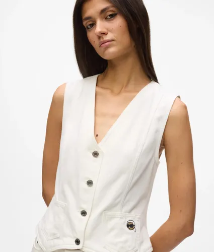 Manteau En Denim Ikon, , , Taille: Xs - Karl Lagerfeld - Modalova