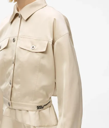 Veste Découpée En Satin, , , Taille: Xs - KL Jeans - Modalova