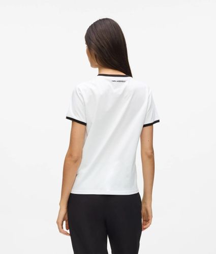T-shirt Ikon Avec Petit Logo Circulaire, , /, Taille: S - Karl Lagerfeld - Modalova