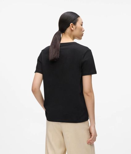 T-shirt À Col En V Signature, , , Taille: Xs - Karl Lagerfeld - Modalova