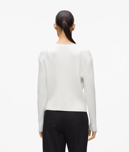 Cardigan En Maille Avec Détails Chaîne, , , Taille: L - Karl Lagerfeld - Modalova