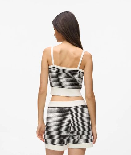 Haut Ikon En Maille À Rayures, , -, Taille: S - Karl Lagerfeld - Modalova