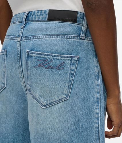 Jean Décontracté À Taille Mi-haute, , , Taille: 24 - Karl Lagerfeld - Modalova