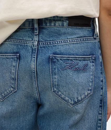Jean Décontracté À Taille Mi-haute, , , Taille: 25 - Karl Lagerfeld - Modalova
