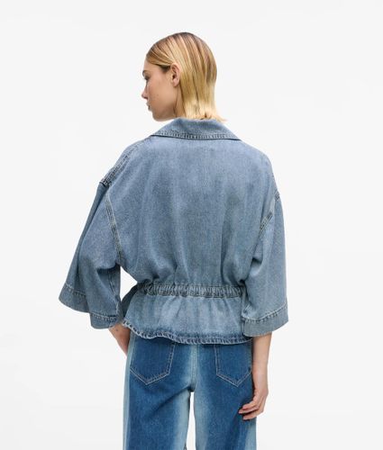 Chemise Denim À Manches Courtes À Nouer Devant, , , Taille: S - KL Jeans - Modalova