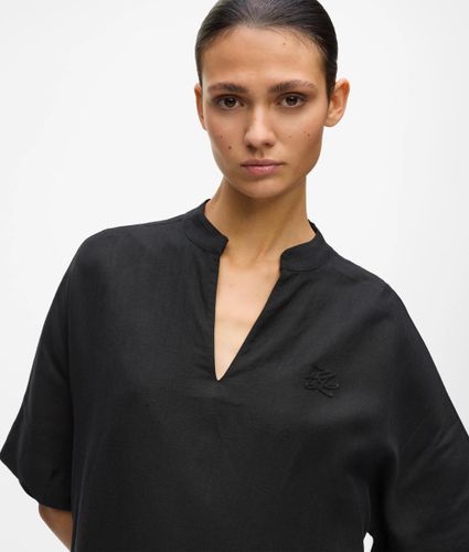 Robe Droite En Mélange De Lin, , , Taille: 40 - Karl Lagerfeld - Modalova