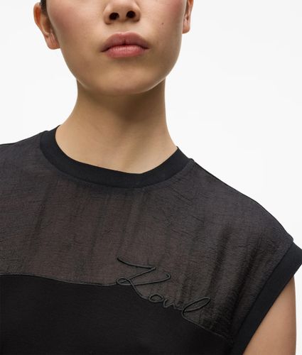 Robe T-shirt Signature, , , Taille: Xs - Karl Lagerfeld - Modalova