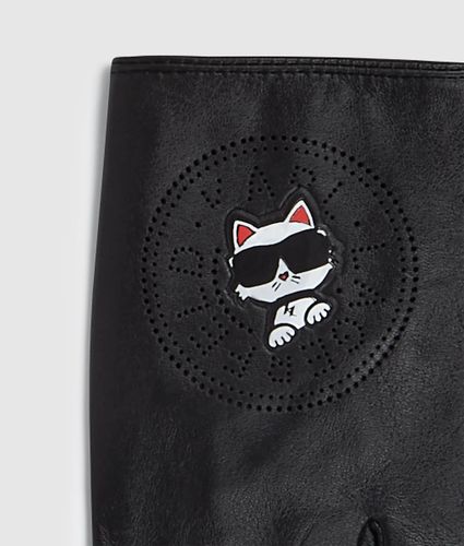 Mitaines À Motif Cercle Ikon Choupette, , , Taille: S - Karl Lagerfeld - Modalova
