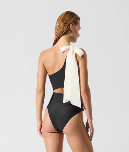 Maillot De Bain Avec Nœud Signature, , , Taille: Xs - Karl Lagerfeld - Modalova