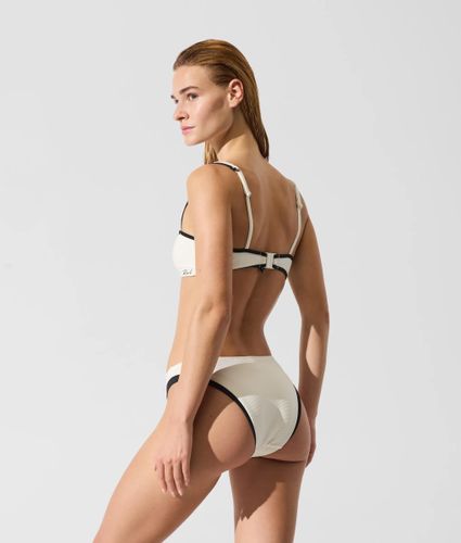 Haut De Bikini Bandeau Passepoilé Signature, , , Taille: Xs - Karl Lagerfeld - Modalova