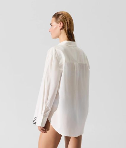 Chemise De Plage Signature Oversize, , , Taille: Xs - Karl Lagerfeld - Modalova