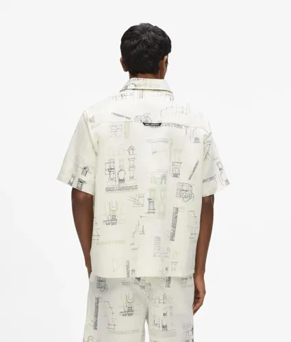 Chemise À Manches Courtes Maison De Karl, , , Taille: Xs - Karl Lagerfeld - Modalova