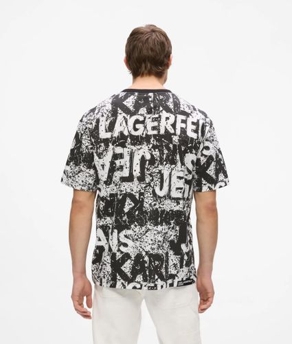 T-shirt Graphique All-over Décontracté, , - , Taille: Xs - KL Jeans - Modalova