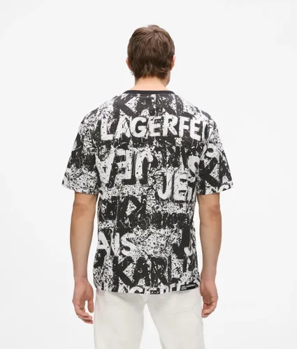 T-shirt Graphique All-over Décontracté, , - , Taille: Xs - KL Jeans - Modalova