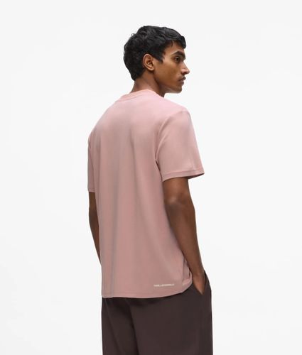 T-shirt En Mélange Modal Monogram, , , Taille: Xs - Karl Lagerfeld - Modalova