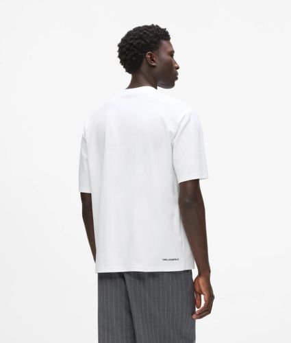 T-shirt À Poche À Rayures Fines, , , Taille: S - Karl Lagerfeld - Modalova