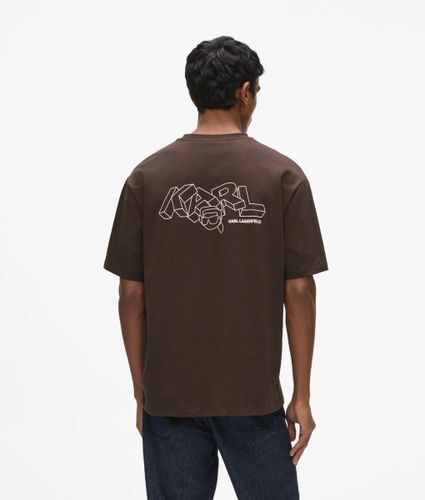 T-shirt Imprimé Graphique Ikon, , , Taille: Xs - Karl Lagerfeld - Modalova