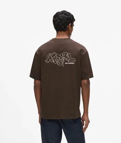 T-shirt Imprimé Graphique Ikon, , , Taille: Xs - Karl Lagerfeld - Modalova